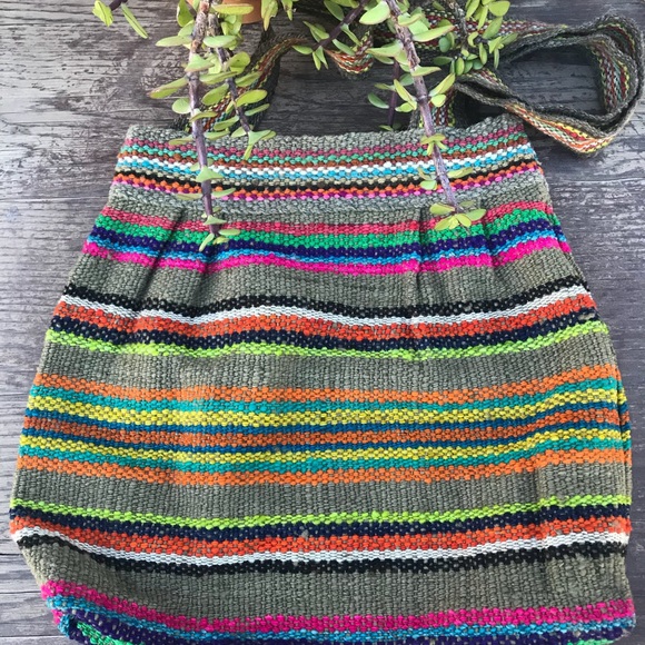 Peruvian Boho Ethnic Bag - Picture 4 of 5